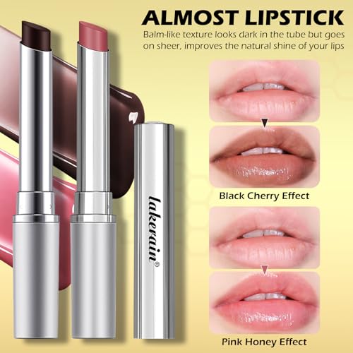 Black Sheer Tinted Lip Balm - Noir Honey Nearly Lipstick, 1PC