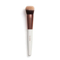 EVER Foundation Brush – Professional Contoured Face Makeup Brush for Liquid & Powder Foundation, Vegan Synthetic Bristles, Cruelty-Free