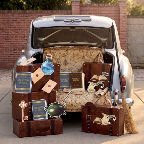 Halloween Car Trunk Decor Set - Wizard Theme for Trunk or Treat Party