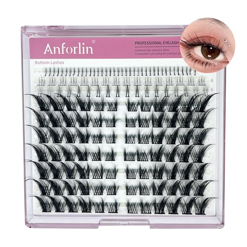 Fox Eye Lash Clusters with Bottom Lashes - 158 PCS, Curly & Wispy, Left & Right Set - Variation 02-Fox Eye