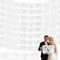 White Papel Picado Banners - 6 Pack, 108 Ft Mexican Party Decorations, Wedding & Fiesta Decor - White / 6 Pack