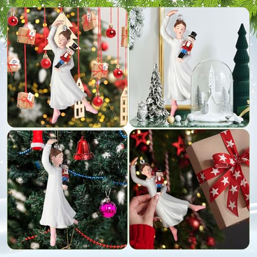 Christmas Nutcracker Ballet Ornament - Holiday Dance Decor for Tree & Gifts