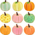 Gold Foil Pumpkin Cutouts for Fall & Thanksgiving Decor - 54 Pieces