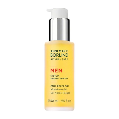 ANNEMARIE BÖRLIND - MEN SYSTEM ENERGY BOOST Aftershave Gel - energizing & refreshing facial care, with organic juniper extract and botanical taurine, vegan, 1.69 Fl. Oz.