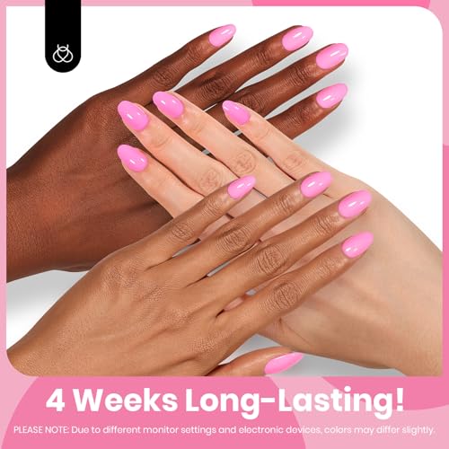 Pink Gel Nail Polish - Light Pink 15ML Long-Lasting UV & LED Curing