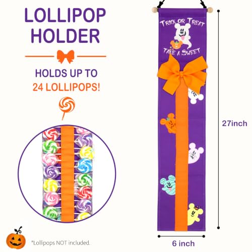 Halloween Fish Extender Lollipop Holder for Cruise Door - Purple