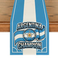 Argentina Flag Soccer Table Runner - 13x72 Inch Kitchen & Dining Decor