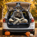 Halloween Car Trunk or Treat Decorations Kit - Ghosts & Cats Banner, Reusable Outdoor Display
