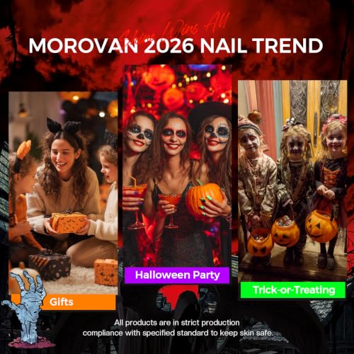 Halloween Nail Polish Set A2 Haunted Forest Palette with Glow & Crackle Effects