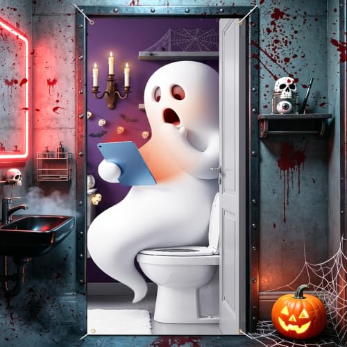 Halloween Ghost Door Cover Movie Night Variation of THIS listing