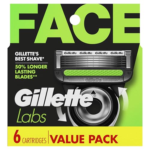 Gillette Labs Razor Blade Refills for Men - 6 Count (Pack of 1)
