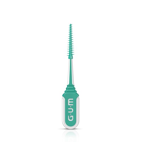 GUM Soft-Picks Comfort Flex, Mint, Easy to Use Dental Picks for Teeth Cleaning Health, Disposable Interdental Brushes with Convenient Carry Case, Dentist Recommended, 80 Count (Pack of 4)