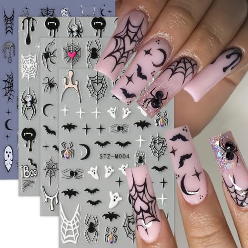 Halloween Nail Art Stickers Self-Adhesive Spooky Decor - Style07