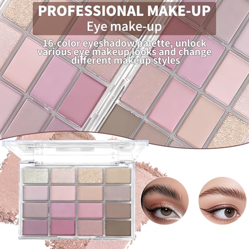 All-in-One Makeup Kit for Women - Complete Cosmetic Set with Eyeshadow, Lip Gloss, Foundation & Brushes