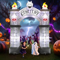 Kalolary 10FT Cemetery Halloween Inflatable Archway - Spooky Haunted Yard Decor