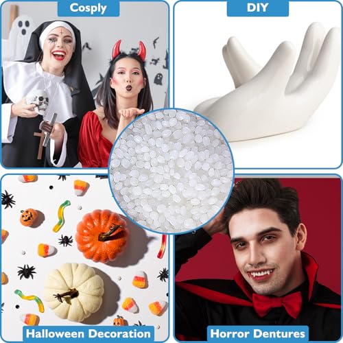 Moldable False Teeth - Veneers Teeth for Women & Men, Silicone Dentures Set for Both Upper and Lower, Temporary Dentures DIY at Home Within Minutes Fix Your Smile 1PCS
