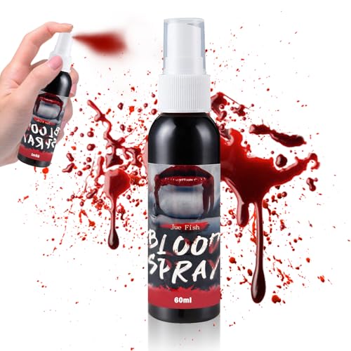 Dark Fake Blood Spray for Special Effects Halloween Makeup Washable Blood Splatter