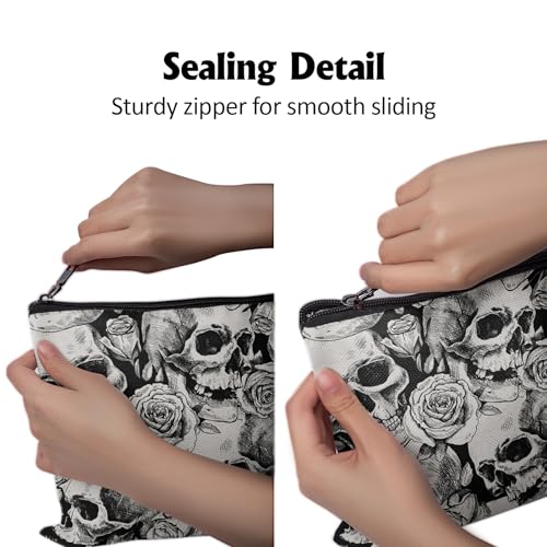 Human Skeleton Makeup Bag Travel Large Cosmetic Organizer - 10x8 Inch Variation of THIS listing