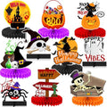 Halloween Party Decorations Set - Happy Halloween, 10 Pieces Halloween Table Centerpieces