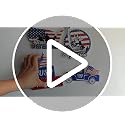 Patriotic Memorial Day Table Decorations Set - Wooden Centerpieces for Home & Party