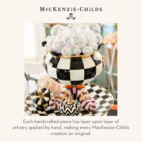 MacKenzie-Childs Witch's Boot Cauldron - Decorative Halloween Resin Figurine