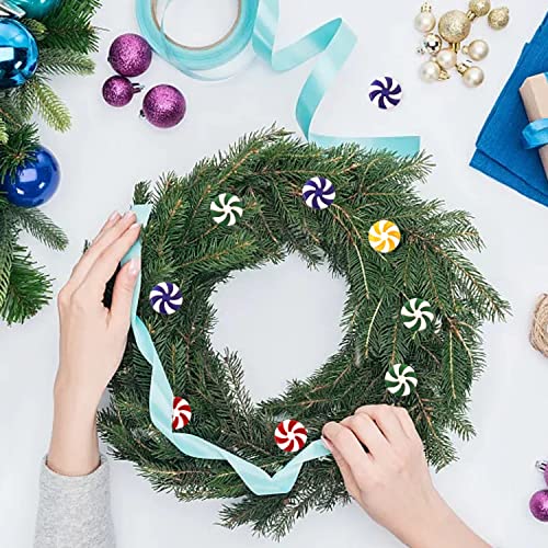 Christmas Candy Bead Ornaments Set - 50 Plastic Holiday Hanging Decorations