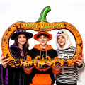 Inflatable Pumpkin Halloween Photo Booth Frame - Orange Pumpkin Variation