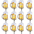Yellow Beer Cup Balloons Set of 12 - Beer Festival Party Decorations