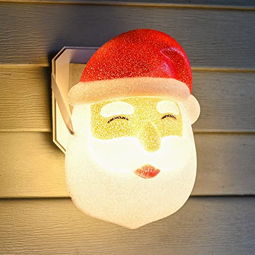 Santa Claus Porch Light Cover Set - 12 Inch Christmas Holiday Decoration, 2 Pack