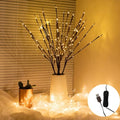 Brown USB Willow Branch Lights - 30 Inch 6 Branches LED Twig Lamp for Indoor Outdoor Decor