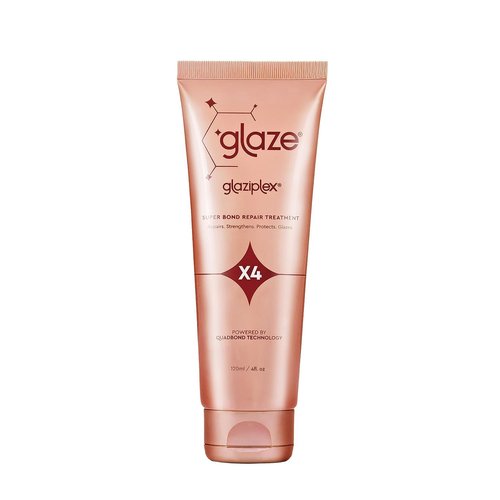 Glaze Glaziplex Bond Repair Hair Treatment - 4-in-1 Deep Conditioning Mask for Damaged Hair - Strengthens & Protects in 4 Minutes | 4oz/120ml