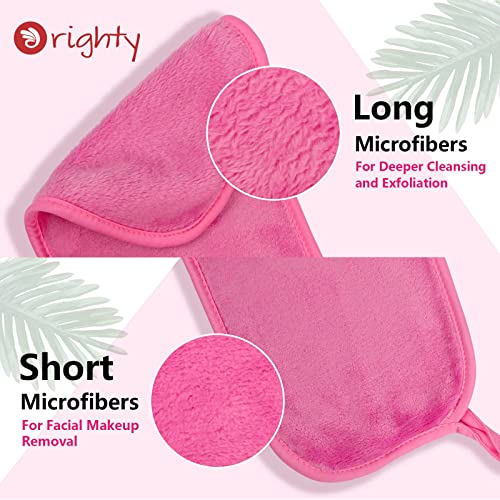 Orighty Makeup Remover Cloths Pack of 4 - Reusable Soft Facial Cleansing Pads