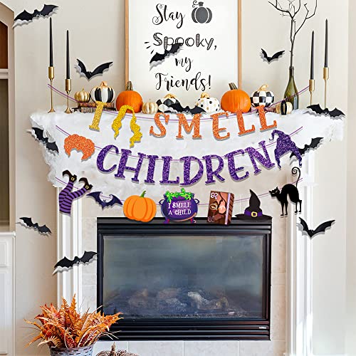 Hocus Pocus Party Banner Set - Halloween Witch Decorations for Kids & Adults