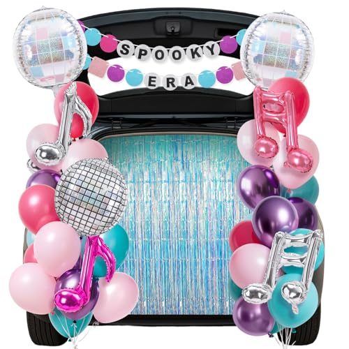 Halloween Car Decoration Kit with Music Theme - Trunk or Treat Outdoor Party Supplies