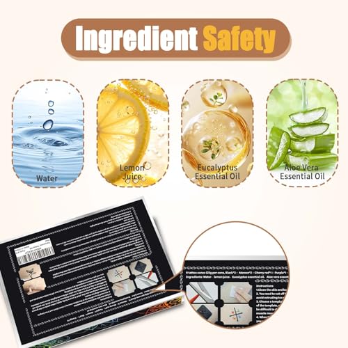 Temporary Tattoo Kit for Women Men Teens 7 Color Water-Resistant DIY Body Art