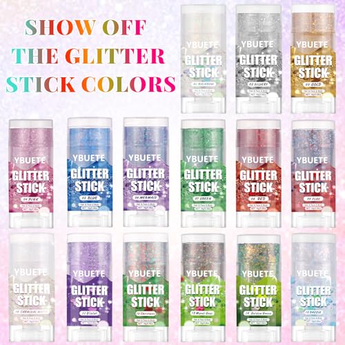Mermaid Face and Body Glitter Stick - Fairy Sparkling Makeup, Variation: Mermaid