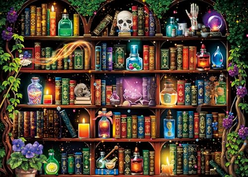 Halloween Scientist Laboratory Backdrop 7x5FT Witch Bookshelf Poison Skull Photo Background Kids Adult Halloween Party Decor Variation of THIS listing