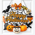 Halloween Door Sign Acrylic Hanging Welcome Sign - Ghost Spider Variation