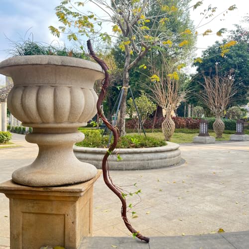 Large Bendable Artificial Tree with Thick Trunk & Moss - 6Ft Faux Vine Garland for Home & Wedding Decor - Pack of 2