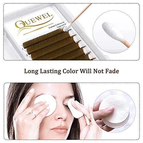 Eyelash Extensions Brown 0.07C Curl Mixed 9-16mm Mega Volume Fans - Variation: 0.07C-MIX9-16mm BROWN