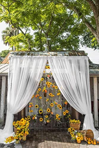Yellow Sunflower Artificial Flowers 12Pcs, 23.62 Inch Long Stem for Home Wedding Decor