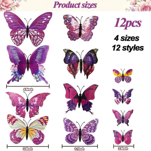 Purple Brown Double Stuffed Balloon Arch Kit with Butterfly Decor for Weddings & Parties - Variation of THIS listing