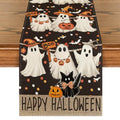 Halloween Table Runner 13x120 Inch Black Polyester Party Decor - Variation of THIS listing