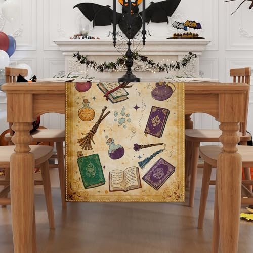 Halloween Table Runner 13x60 Inch - Spooky Kitchen & Dining Decor
