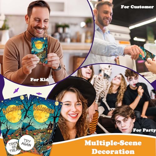 Halloween Scratch Off Cards 50 Pack - Spooky Party Game for Halloween Weddings, Baby Showers & Birthdays - Variation: Halloween 3