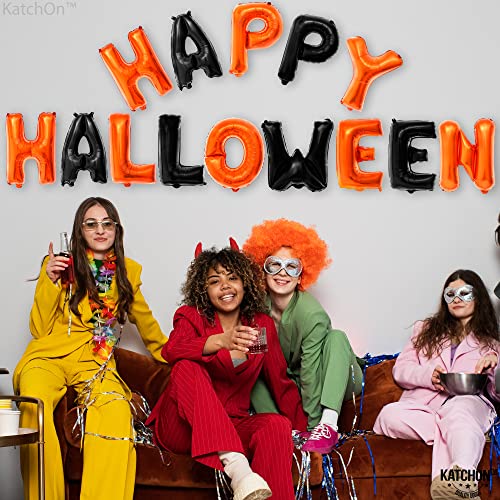 Halloween Balloon Banner Set - 16 Inch Reusable Foil Decorations for Parties