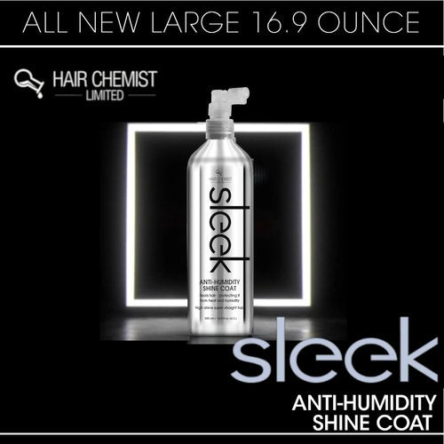 Hair Chemist SLEEK Anti-Humidity Shine Coat - 16.9 Ounce for Frizz Control & Glossy Finish