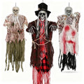 Halloween Hanging Skeleton Decorations 3 Pack Outdoor Indoor Porch Tree Scene Set