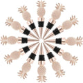 24PCS Pineapple Wine Stopper Set - Beach & Wedding Bottle Decor - Opp Variation