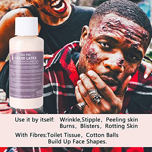 Liquid Latex SFX Makeup 1 oz Light Flesh for Halloween Zombie & Special Effects